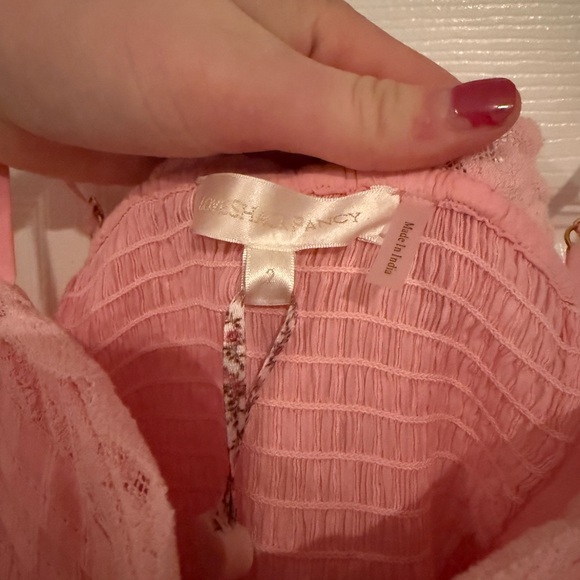 LoveShackFancy NEW Charming Pink Lace Dress - Picture 2 of 3